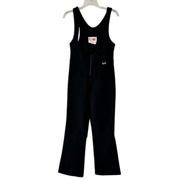 ossi Pants - OSSI Snowwear Women’s Black One-Piece Ski Suit Size 10R Made in USA Vintage